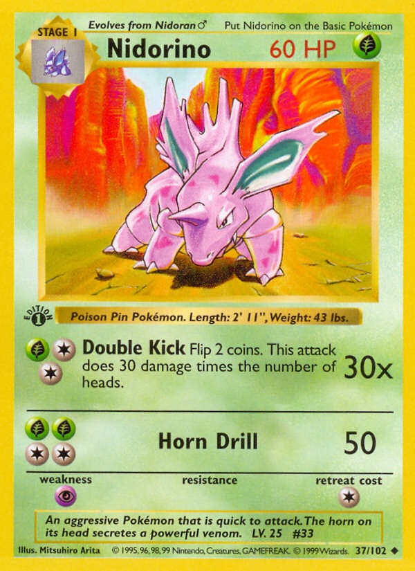 Ảnh thẻ Nidorino #37