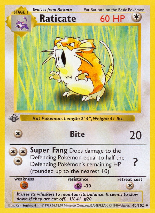 Ảnh thẻ Raticate #40