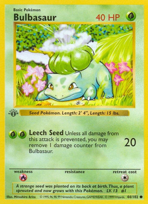 Ảnh thẻ Bulbasaur #44