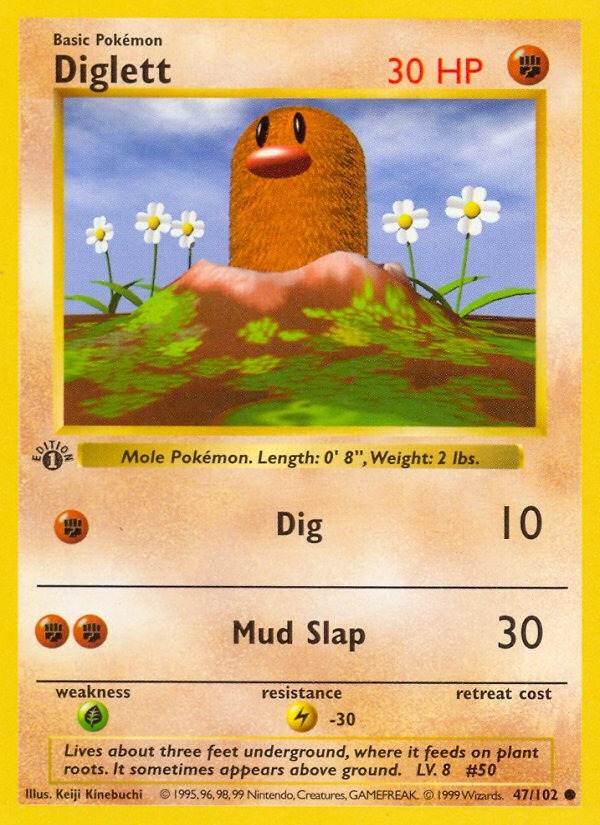 Ảnh thẻ Diglett #47