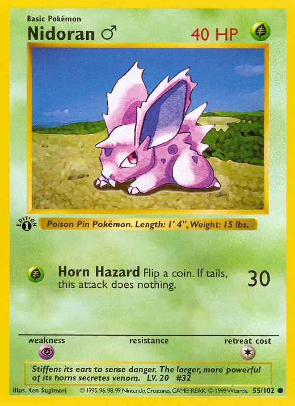 Ảnh thẻ Nidoran ♂ #55