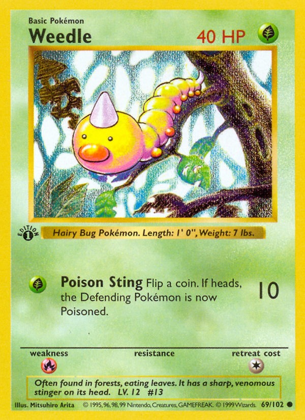 Ảnh thẻ Weedle #69