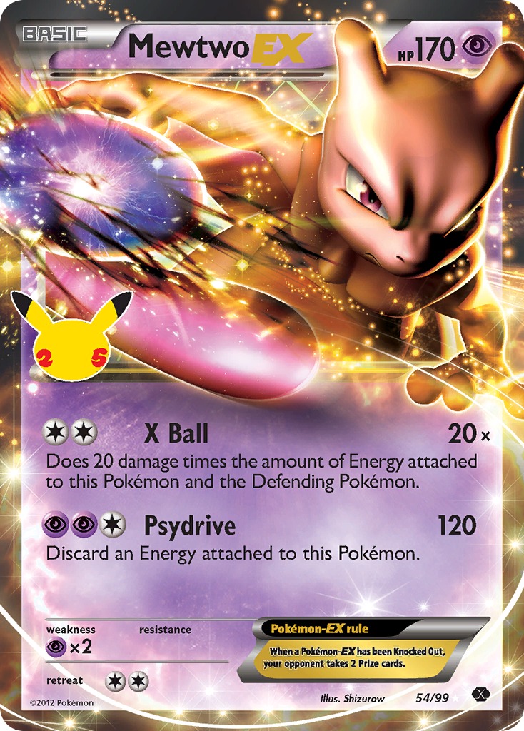 Ảnh thẻ Mewtwo-EX #54
